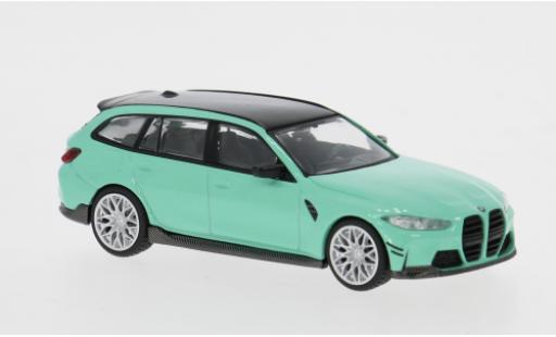 Bmw M3 1/64 Mini GT M Performance Touring turquoise 1:64 miniature