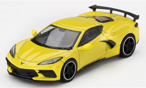 Miniature Chevrolet Corvette 1/64 Mini GT (C8) Stingray metallise jaune 2020 Chevrolet Corvette 1/64 Mini GT (C8) Stingray metallise jaune 2020 miniature