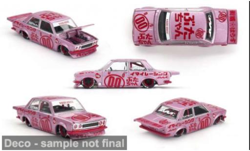 Miniature Datsun 510 1/64 Mini GT Pro Street Buta V1 pink 1:64 Datsun 510 1/64 Mini GT Pro Street Buta V1 pink 1:64 miniature