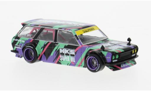 Miniature Datsun 510 1/64 Mini GT Wagon HKS V1 Dekor 1:64 Datsun 510 1/64 Mini GT Wagon HKS V1 Dekor 1:64 miniature