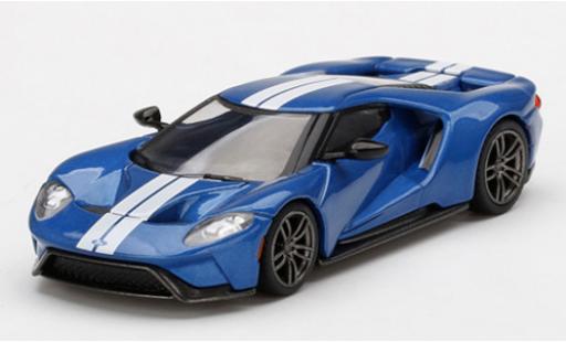 Miniature Ford GT 1/64 Mini GT metallise bleue Ford GT 1/64 Mini GT metallise bleue miniature