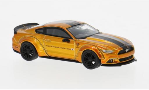 Miniature Ford Mustang 1/64 Mini GT LB Works gold/noire 2017 1:64 Ford Mustang 1/64 Mini GT LB Works gold/noire 2017 1:64 miniature