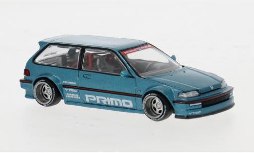 Miniature Honda Civic 1/64 Mini GT bleue 1987 1:64 Honda Civic 1/64 Mini GT bleue 1987 1:64 miniature