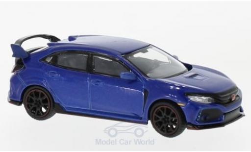 Miniature Honda Civic 1/64 Mini GT Type R (FK8) metallise bleue Honda Civic 1/64 Mini GT Type R (FK8) metallise bleue miniature