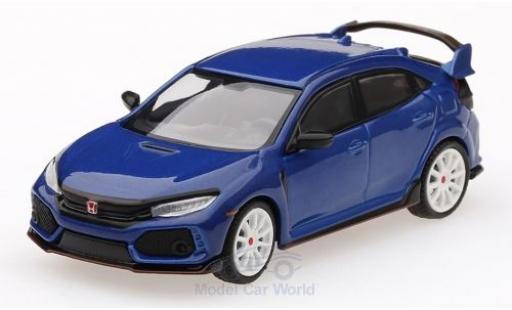 Miniature Honda Civic 1/64 Mini GT Type R (FK8) metallise bleue Modulo Kit Honda Civic 1/64 Mini GT Type R (FK8) metallise bleue Modulo Kit miniature