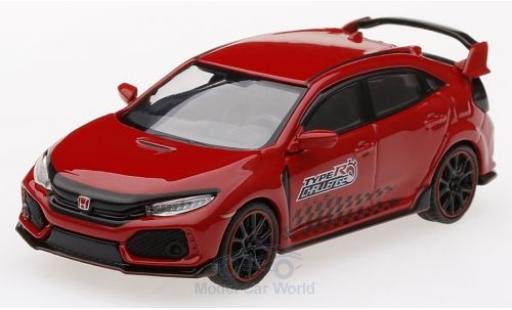 Miniature Honda Civic 1/64 Mini GT Type R (FK8) rouge 2018 Time Attack Honda Civic 1/64 Mini GT Type R (FK8) rouge 2018 Time Attack miniature