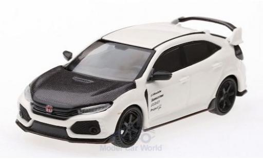 Miniature Honda Civic 1/64 Mini GT Type R (FK8) blanche/carbon Honda Civic 1/64 Mini GT Type R (FK8) blanche/carbon miniature