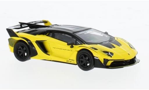 Miniature Lamborghini Aventador 1/64 Mini GT GT EVO LB-Silhouette Works jaune 1:64 Lamborghini Aventador 1/64 Mini GT GT EVO LB-Silhouette Works jaune 1:64 miniature