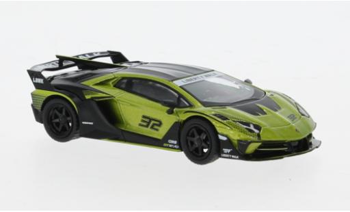 Miniature Lamborghini Aventador 1/64 Mini GT GT EVO LB-Silhouette Works verte 1:64 Lamborghini Aventador 1/64 Mini GT GT EVO LB-Silhouette Works verte 1:64 miniature