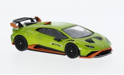 Miniature Lamborghini Huracan 1/64 Mini GT STO metallise verte 1:64 Lamborghini Huracan 1/64 Mini GT STO metallise verte 1:64 miniature