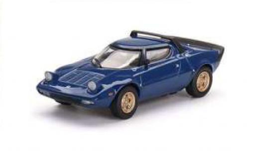 Miniature Lancia Stratos 1/64 Mini GT HF Stradale bleue 1:64 Lancia Stratos 1/64 Mini GT HF Stradale bleue 1:64 miniature