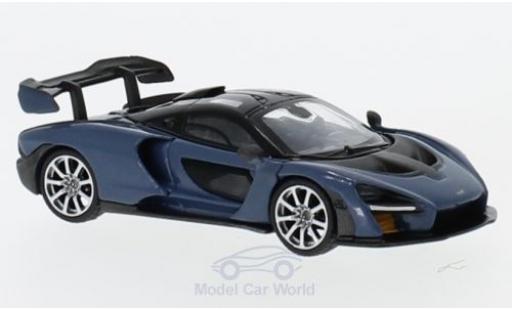 Miniature McLaren Senna 1/18 Mini GT grise McLaren Senna 1/18 Mini GT grise miniature