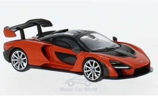 Miniature McLaren Senna 1/18 Mini GT orange McLaren Senna 1/18 Mini GT orange miniature