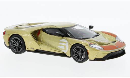 Miniature Ford GT 1/64 Mini GT Heritage Edition doré Ford GT 1/64 Mini GT Heritage Edition doré miniature