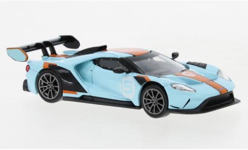 Miniature Ford GT 1/64 Mini GT MK II bleu clair/orange Ford GT 1/64 Mini GT MK II bleu clair/orange miniature
