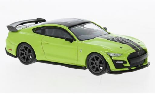 Miniature Shelby GT 500 1/64 Mini GT Ford Mustang verte Shelby GT 500 1/64 Mini GT Ford Mustang verte miniature