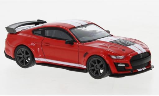 Miniature Shelby GT 500 1/64 Mini GT Ford Mustang SE Widebody rouge Shelby GT 500 1/64 Mini GT Ford Mustang SE Widebody rouge miniature