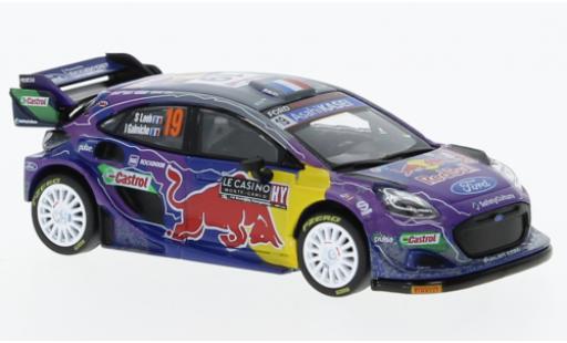 Miniature Ford Puma 1/64 Mini GT Rally1 No.19 M-Sport World Rally Team Red Bull Rallye WM Rallye Monte Carlo 2022 Ford Puma 1/64 Mini GT Rally1 No.19 M-Sport World Rally Team Red Bull Rallye WM Rallye Monte Carlo 2022 miniature