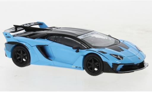 Miniature Lamborghini Aventador 1/64 Mini GT GT EVO LB-Silhouette Works bleu clair Lamborghini Aventador 1/64 Mini GT GT EVO LB-Silhouette Works bleu clair miniature
