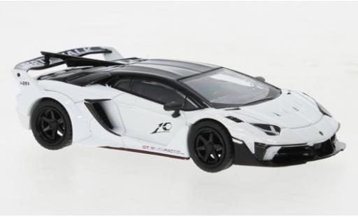 Miniature Lamborghini Aventador 1/64 Mini GT LB-Works GT EVO blanche Lamborghini Aventador 1/64 Mini GT LB-Works GT EVO blanche miniature