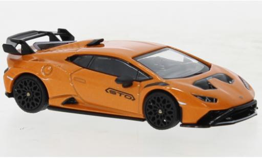 Miniature Lamborghini Huracan 1/64 Mini GT STO metallise orange Lamborghini Huracan 1/64 Mini GT STO metallise orange miniature
