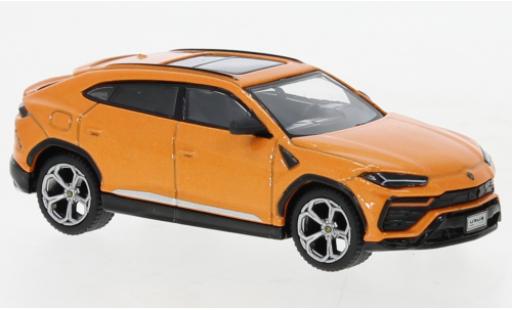 Miniature Lamborghini Urus 1/64 Mini GT metallise orange Lamborghini Urus 1/64 Mini GT metallise orange miniature