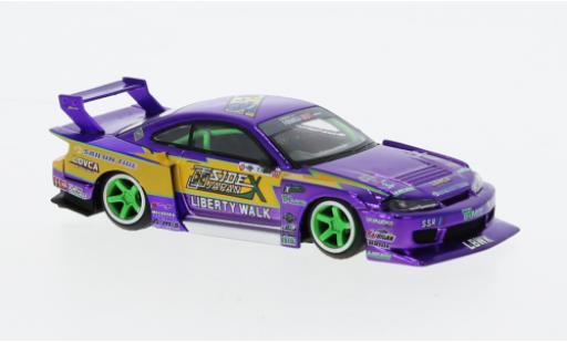 Miniature Nissan Silvia 1/64 Mini GT S15 LB-Super Silhouette RHD Formula Drift 2022 Nissan Silvia 1/64 Mini GT S15 LB-Super Silhouette RHD Formula Drift 2022 miniature