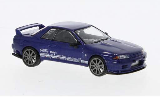 Miniature Nissan Skyline 1/64 Mini GT GT-R Top Secret metallise bleu RHD Nissan Skyline 1/64 Mini GT GT-R Top Secret metallise bleu RHD miniature