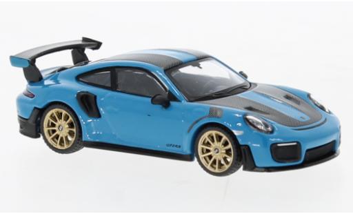 Miniature Porsche 991 GT2 RS 1/64 Mini GT 911 (.2) bleue Porsche 991 GT2 RS 1/64 Mini GT 911 (.2) bleue miniature