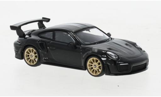 Miniature Porsche 991 GT2 RS 1/64 Mini GT 911  noire RHD Porsche 991 GT2 RS 1/64 Mini GT 911  noire RHD miniature