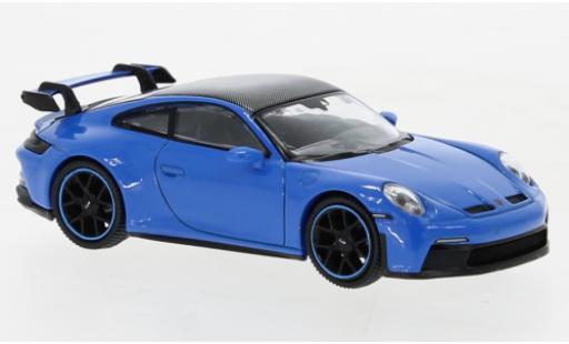 Miniature Porsche 992 GT3 1/64 Mini GT 911  bleu Porsche 992 GT3 1/64 Mini GT 911  bleu miniature