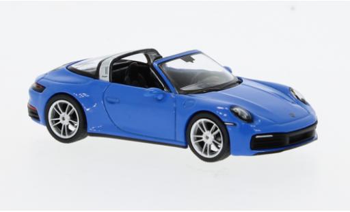 Miniature Porsche 911 1/64 Mini GT Targa 4S bleu Porsche 911 1/64 Mini GT Targa 4S bleu miniature