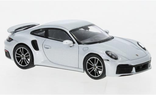 Miniature Porsche 911 1/64 Mini GT Turbo S grise Porsche 911 1/64 Mini GT Turbo S grise miniature