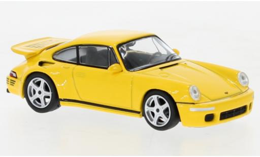 Miniature Ruf CTR 1/64 Mini GT Porsche RUF Anniversaire jaune Ruf CTR 1/64 Mini GT Porsche RUF Anniversaire jaune miniature