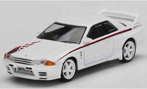 Miniature Nissan Skyline 1/64 Mini GT GT-R (R32) Nismo S-Tune blanche/Dekor RHD Nissan Skyline 1/64 Mini GT GT-R (R32) Nismo S-Tune blanche/Dekor RHD miniature