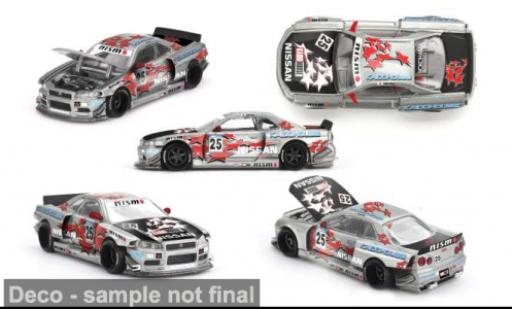 Miniature Nissan Skyline 1/64 Mini GT GT-R (R34) 1999 Kaido Star Racing 1:64 Nissan Skyline 1/64 Mini GT GT-R (R34) 1999 Kaido Star Racing 1:64 miniature