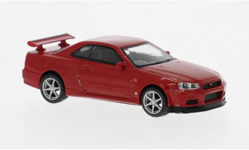 Miniature Nissan Skyline 1/64 Mini GT GT-R (R34) V-Spec rouge 1999 1:64 Nissan Skyline 1/64 Mini GT GT-R (R34) V-Spec rouge 1999 1:64 miniature
