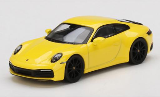 Miniature Porsche 992 4S 1/64 Mini GT 911 () Carrera 4S jaune Porsche 992 4S 1/64 Mini GT 911 () Carrera 4S jaune miniature