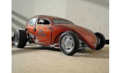 Volkswagen Kafer Hot Rod 1/18 Burago cox ass kicker 56 miniature