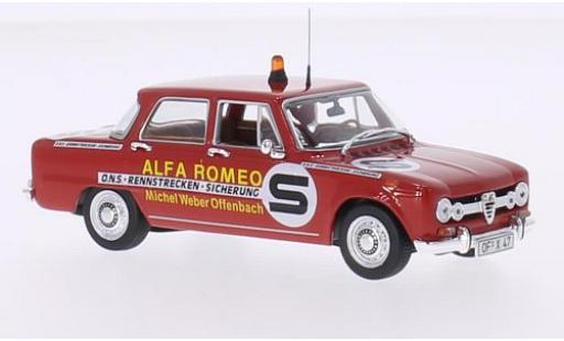 Miniature Alfa Romeo Giulia 1/43 Minichamps ONS Rennstrecken-Sicherung 1973 Alfa Romeo Giulia 1/43 Minichamps ONS Rennstrecken-Sicherung 1973 miniature