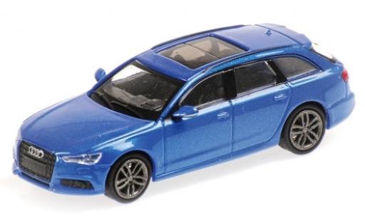 Audi A6 1/87 Minichamps Avant metallise bleue 2018 miniature