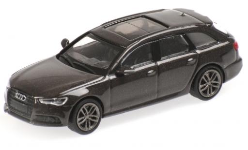 Audi A6 1/87 Minichamps Avant metallise marron 2018 miniature