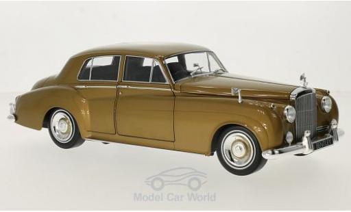 Miniature Bentley S2 S2 1/18 Minichamps gold RHD 1960 Bentley S2 S2 1/18 Minichamps gold RHD 1960 miniature