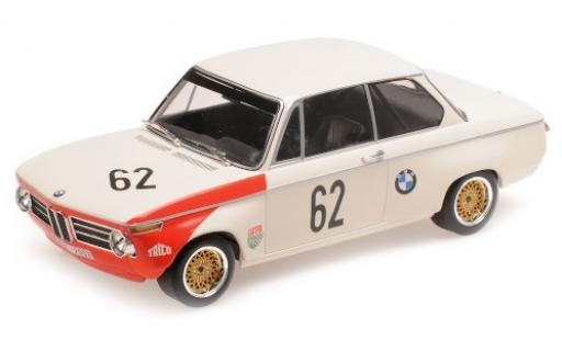 Bmw 2002 1/18 Minichamps tiK No.62 AG Guards International Trophy Brands Hatch 1969 A.Hahne/D.Quester miniature