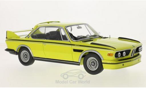Bmw 3.0 S 1/18 Minichamps CSL (E9) jaune/Dekor 1972 miniature