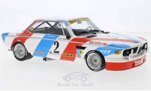 Bmw 3.0 S 1/18 Minichamps CSL No.2 Luigi Racing 24h Spa 1975 H.de Fierlant/J.Xhenceval miniature