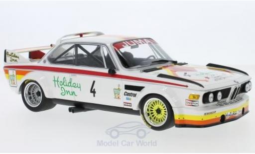 Bmw 3.0 S 1/18 Minichamps CSL No.4 Juma Tuning Holiday Inn GP Nürburgring 1976 A.Corbisier/E.Joosen/R.Berndtson miniature