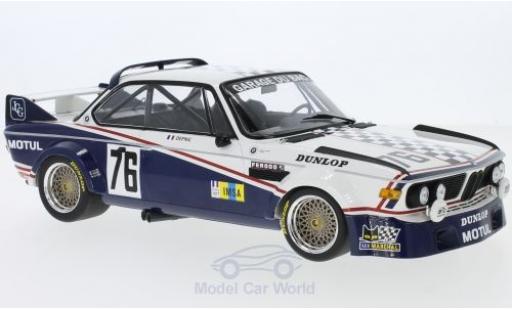 Miniature Bmw 3.0 S 1/18 Minichamps CSL No.76 Garage Du Bac 24h Le Mans 1977 Depnic/J.Coulon Bmw 3.0 S 1/18 Minichamps CSL No.76 Garage Du Bac 24h Le Mans 1977 Depnic/J.Coulon miniature