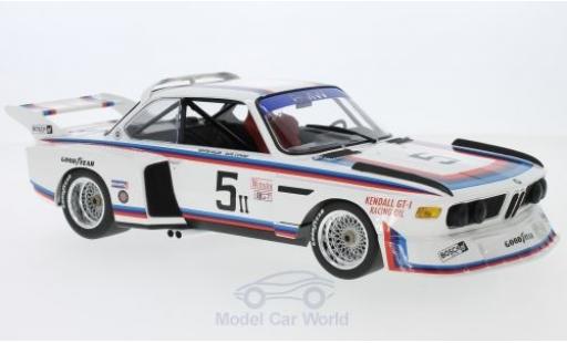 Bmw 3.5 1/18 Minichamps CSL No.5 6h Watkins Glen 1979 G.Miller/D.Cowart miniature