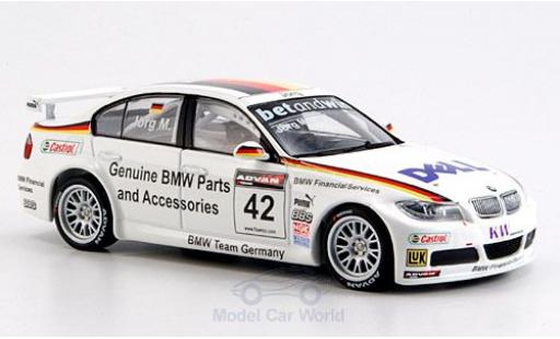 Miniature Bmw 320 WTCC 1/43 Minichamps Si No.42 WTCC 2006 J.Müller Bmw 320 WTCC 1/43 Minichamps Si No.42 WTCC 2006 J.Müller miniature